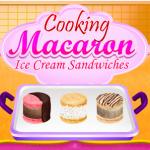 Cooking Macaron Ice Cream Sandwiches