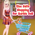 Elsa Suite Shopping For Barbie Doll