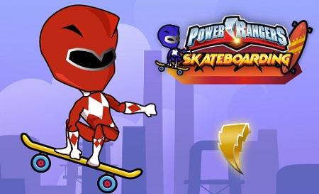 Power Ranger Skateboading